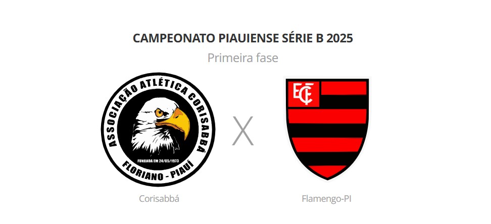 Corisabbá x Flamengo-PI: veja prováveis escalações, horário e arbitragem