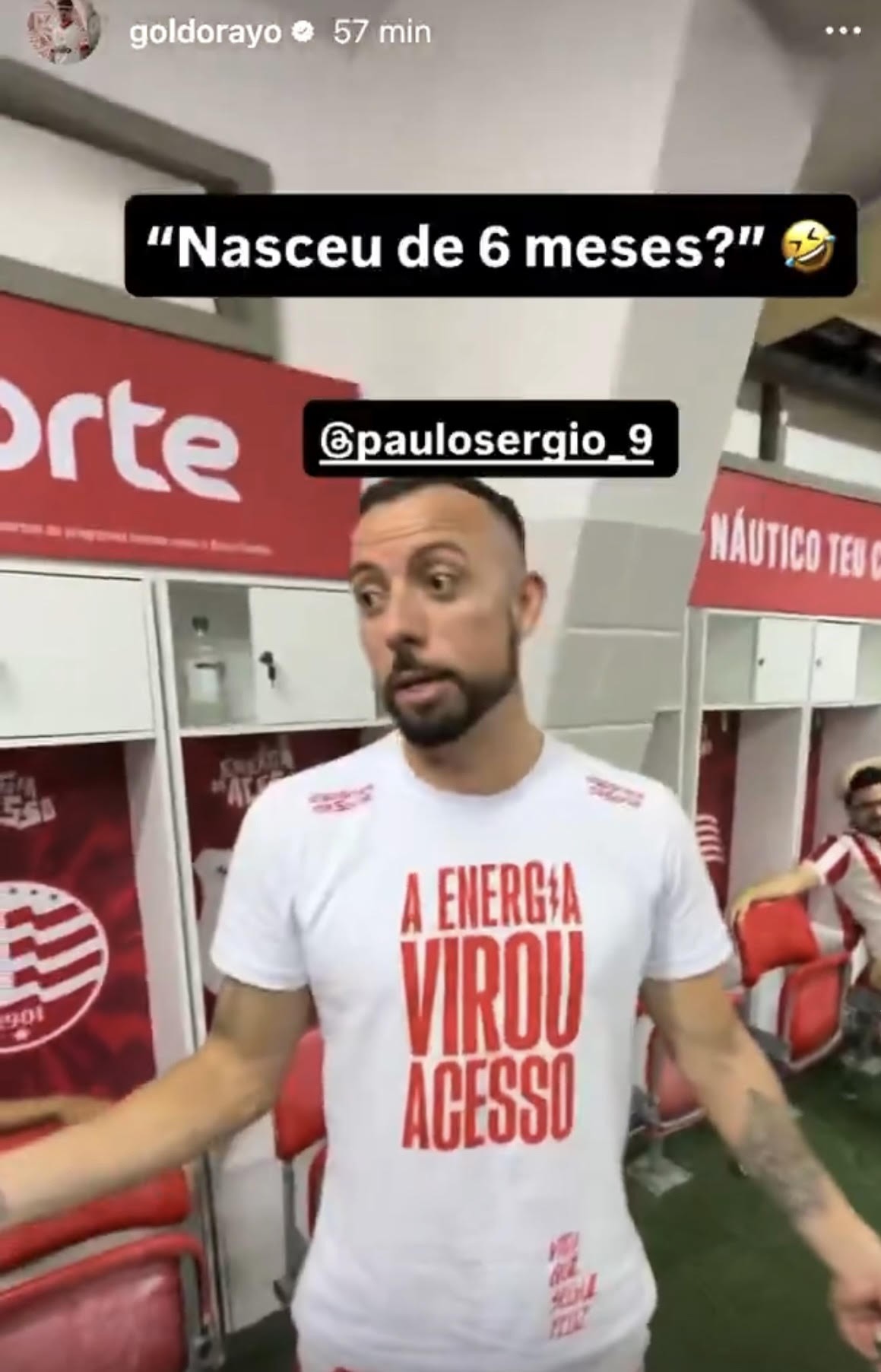 Paulo Sérgio debocha de goleiro em pênalti do acesso: “Foi muito ansioso. Nasceu de seis meses?”