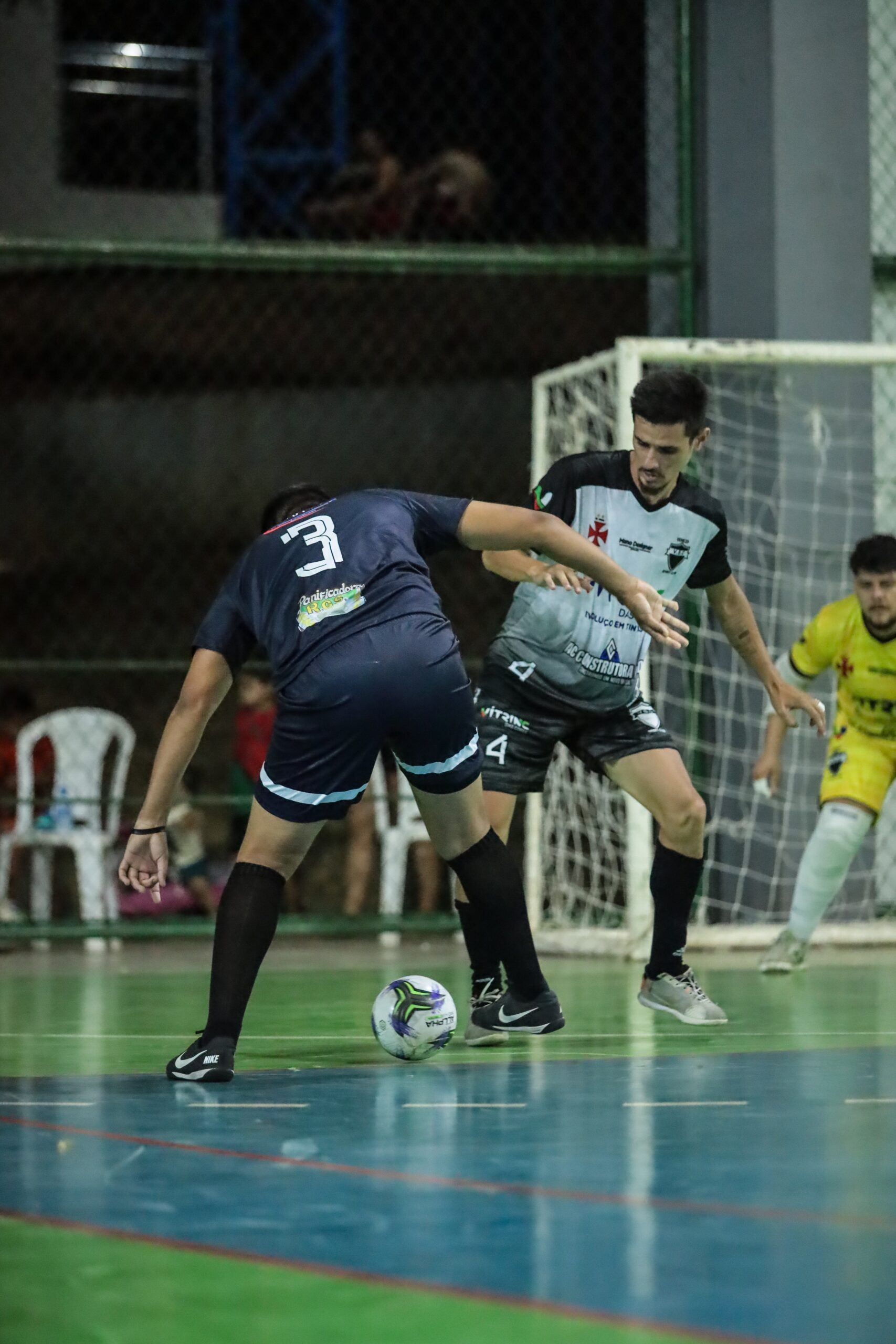 Dois jogos no interior e um na capital fecham 5ª rodada do Acreano de Futsal, neste sábado