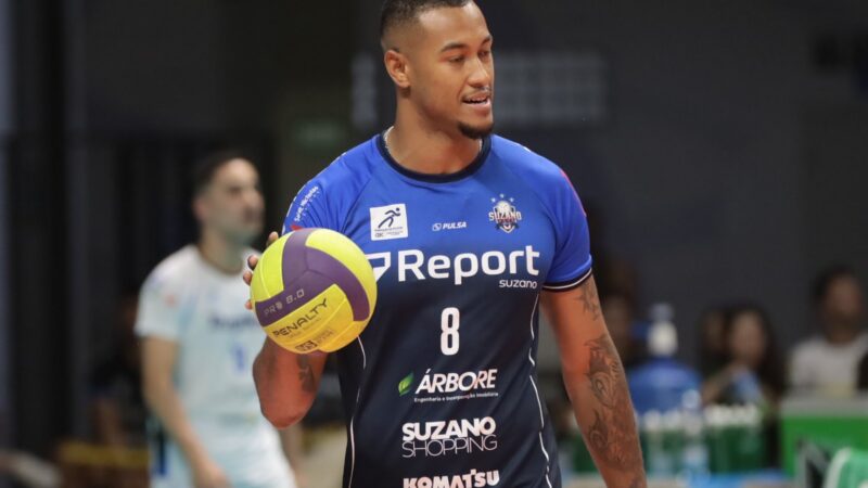 Sabino sofre lesão no tornozelo, e Suzano apressa recuperação para tê-lo na semi do Paulista de vôlei