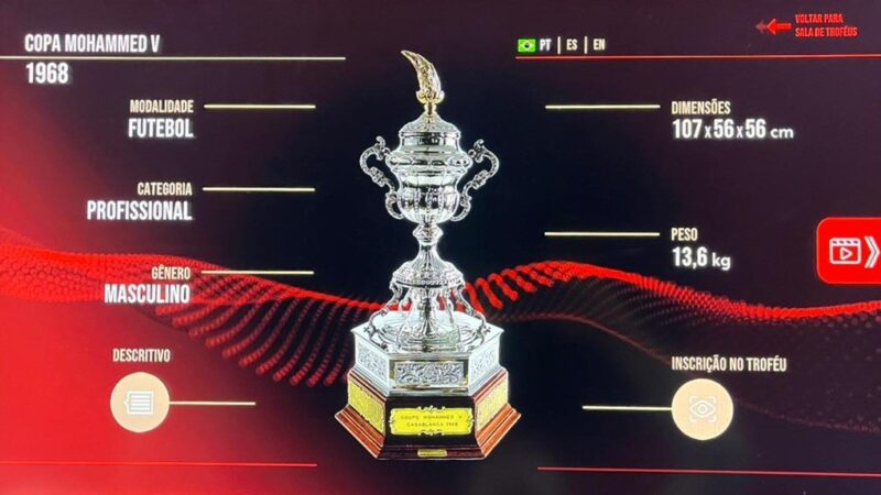 Você sabia? Flamengo derrotou Racing em torneio em que teve gol anulado por rei do Marrocos