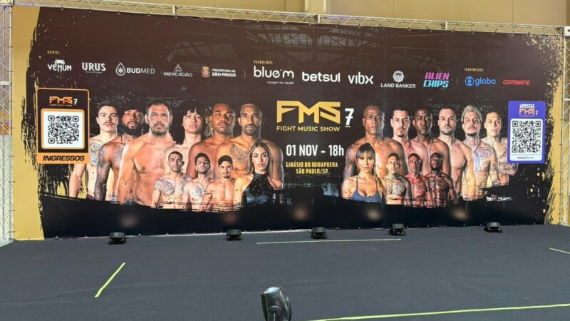 FMS 7: Confira a pesagem e encarada dos atletas ao vivo