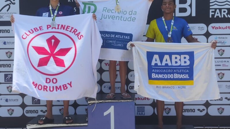 Luiz Antônio Jerônimo é 3º nos 100m peito e vice-campeão nos 50m livre no Brasileiro de Natação