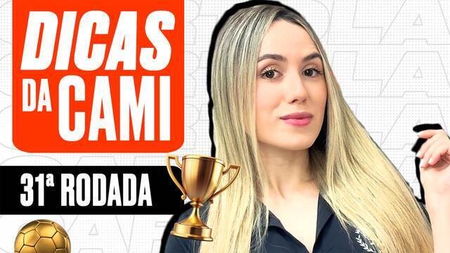 Dicas da Cami: influenciadora confia em duplas para mitar na rodada #31 do Brasileirão
