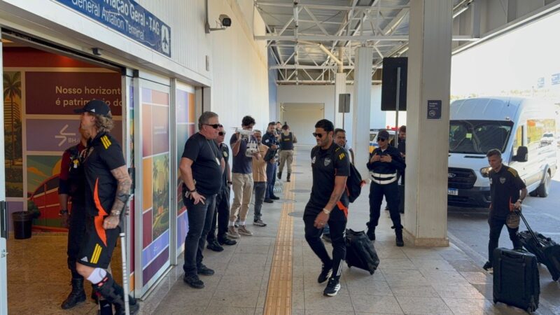 Atlético-MG embarca para final da Sul-Americana