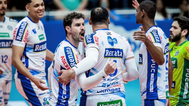 Em noite de Bruninho, Campinas domina Minas em BH e vence pela Superliga Masculina