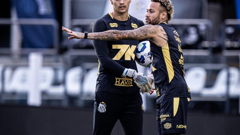 Escalação do Santos: Neymar treina e vai para o jogo contra o Sport