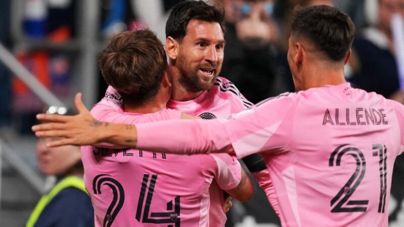 Com gol e três assistências de Messi, Inter Miami goleia e vai à final da Conferência Leste da MLS