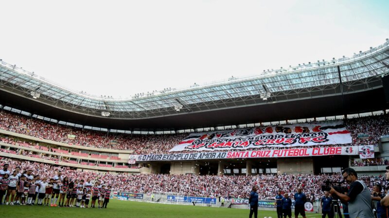 Santa Cruz aumenta previsão e vai jogar também a Série C de 2026 na Arena de Pernambuco