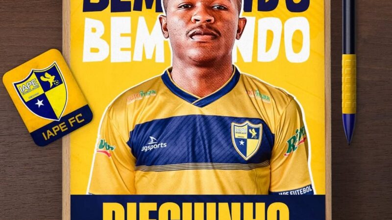Iape anuncia Dieguinho, ex-MAC, como reforço para temporada 2026