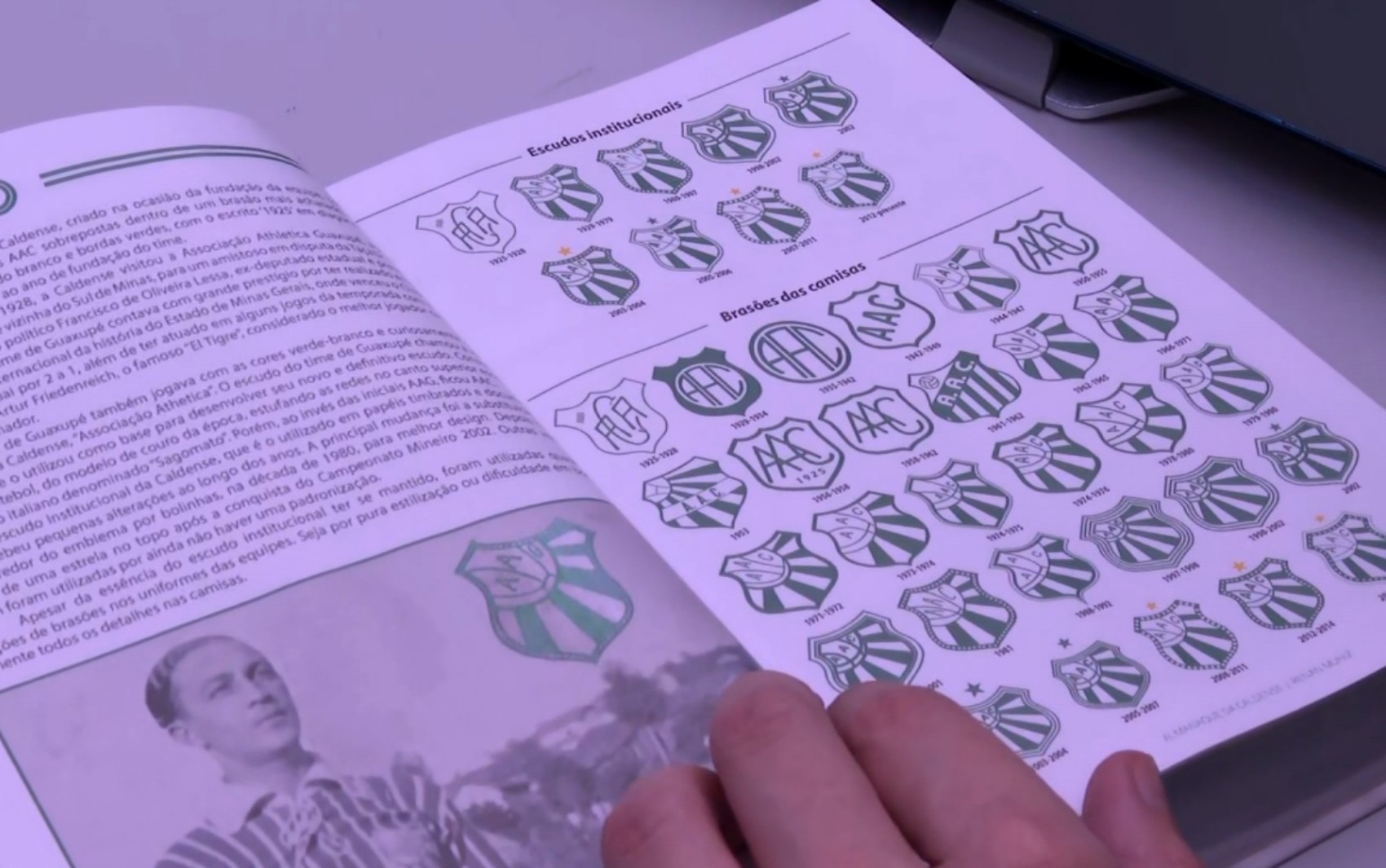 Lançamento de almanaque marca centenário da Caldense e resgata história de quase 3 mil partidas