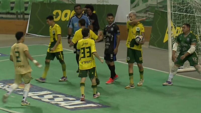 Atlético-PI Sub-20 e Pedra de Fogo empatam em 1 a 1 na abertura do Piauiense de Futsal 2025