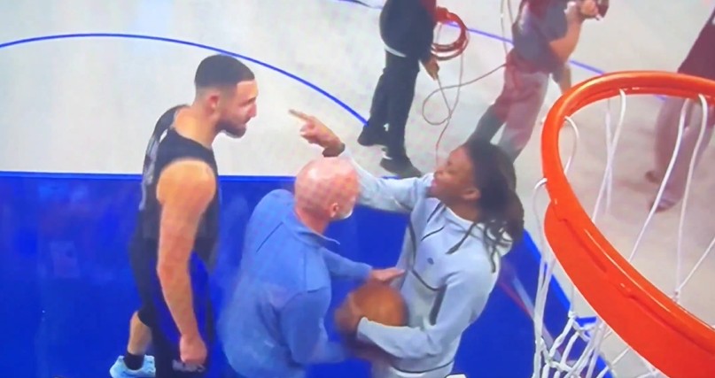 Ja Morant e Klay Thompson trocam farpas e precisam ser separados após vitória dos Grizzlies; veja