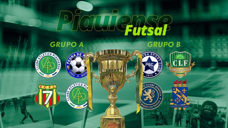 Guia do Piauiense de Futsal 2025: veja clube, grupos, formato e vote quem será o campeão do torneio