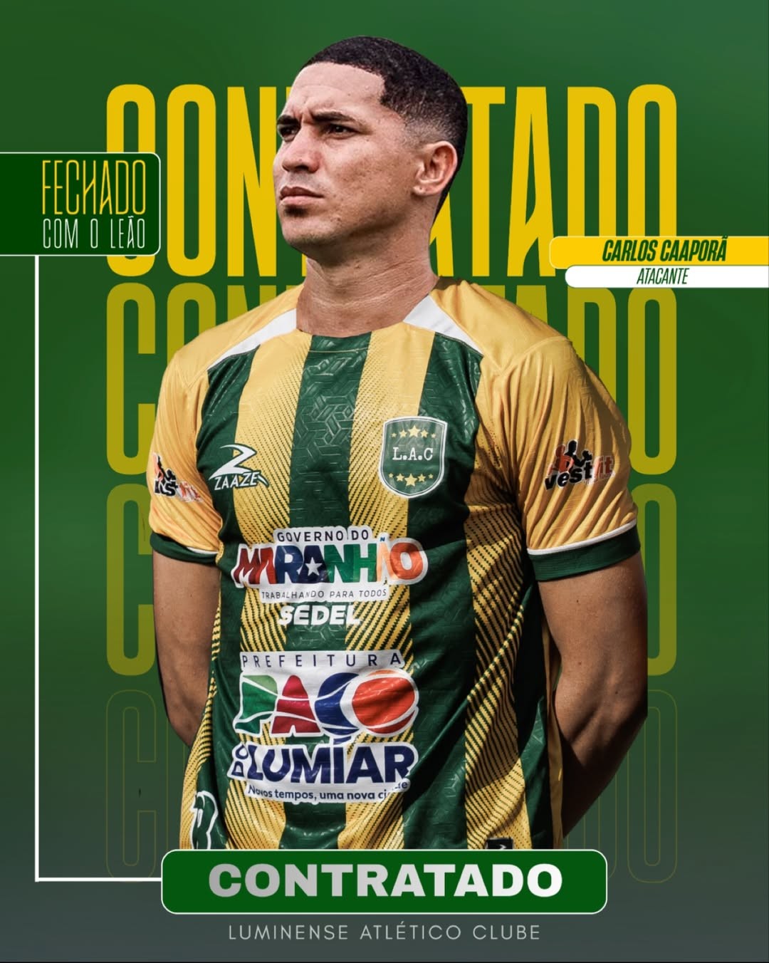 Luminense anuncia renovações e reforço para estreia na elite do Campeonato Maranhense