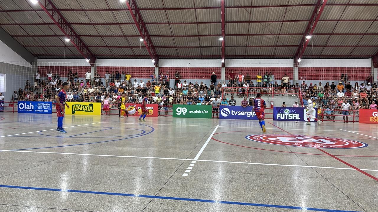 Tobias Barreto vence Pinhão na abertura da Copa TV Sergipe de Futsal 2025