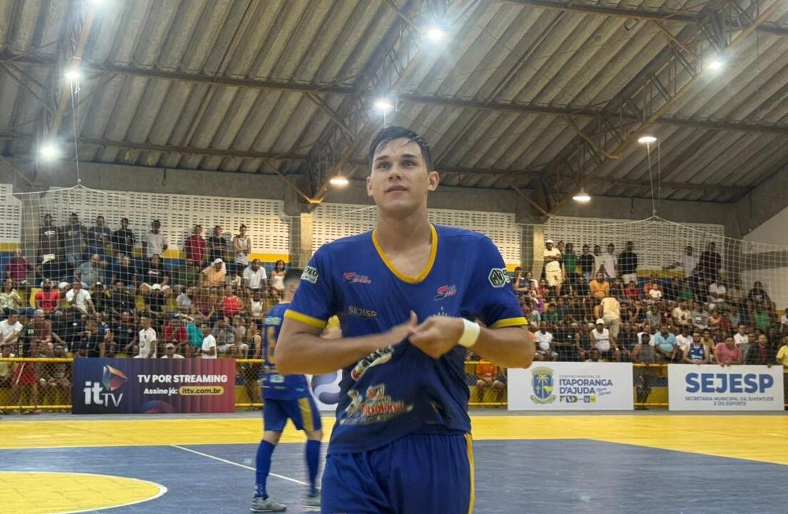 Itaporanga aplica 6 a 0 em Lagarto, maior goleada da Copa TV Sergipe de Futsal 2025