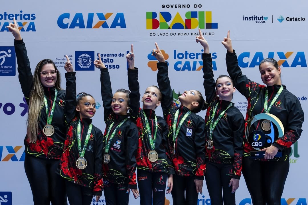 Clube Jardins conquista medalha de ouro no Campeonato Brasileiro de Ginástica Rítmica de Conjunto