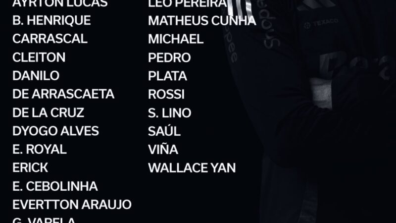 Flamengo inclui Pedro, Léo Ortiz e até o suspenso Plata na lista de relacionados para a final da Libertadores