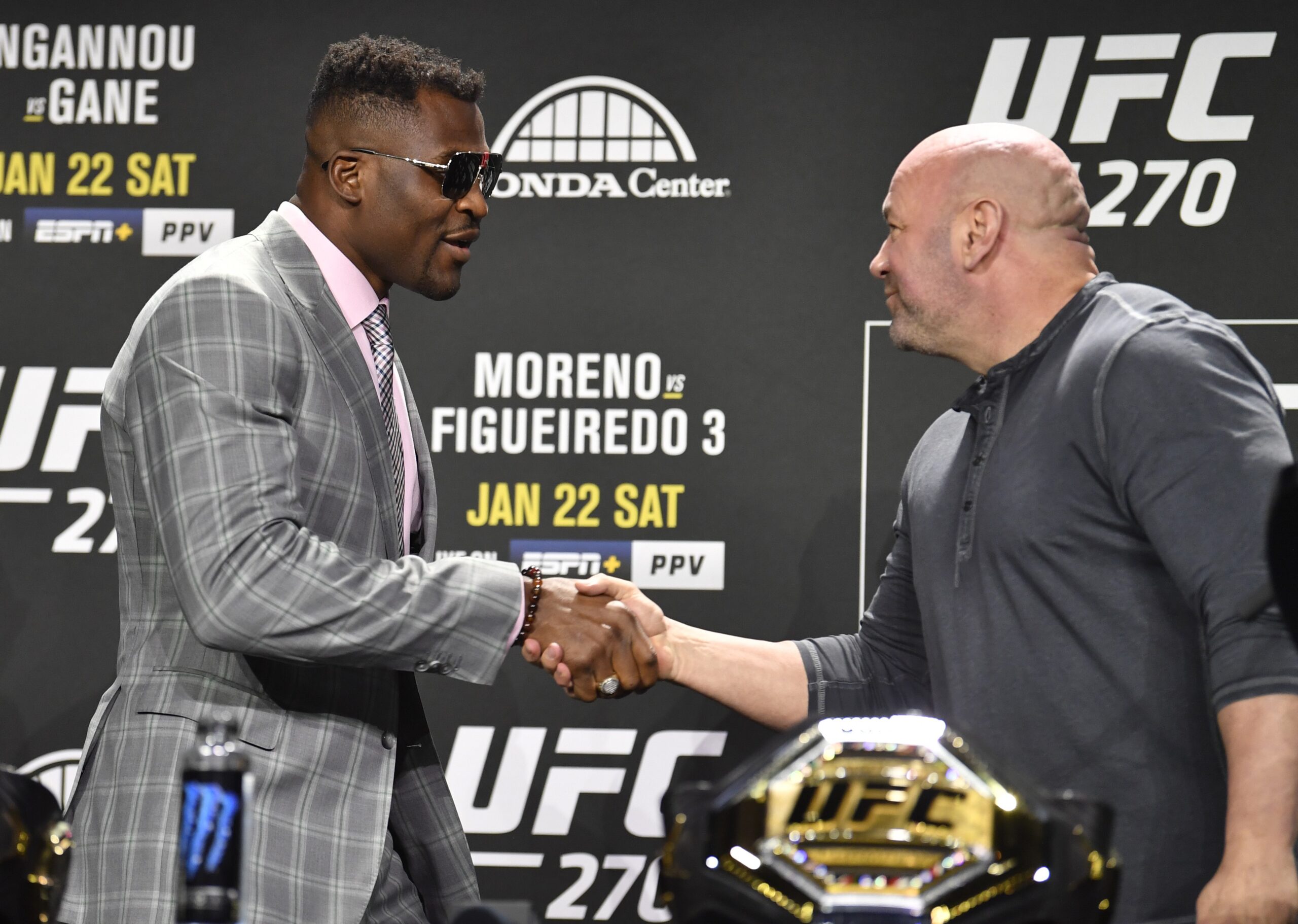 Dana White afirma que Ngannou o agrediu fisicamente: “Ele é um cara mau”