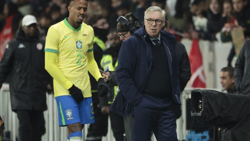 Éder Militão sofre lesão na coxa direita e deve desfalcar o Real Madrid por duas semanas