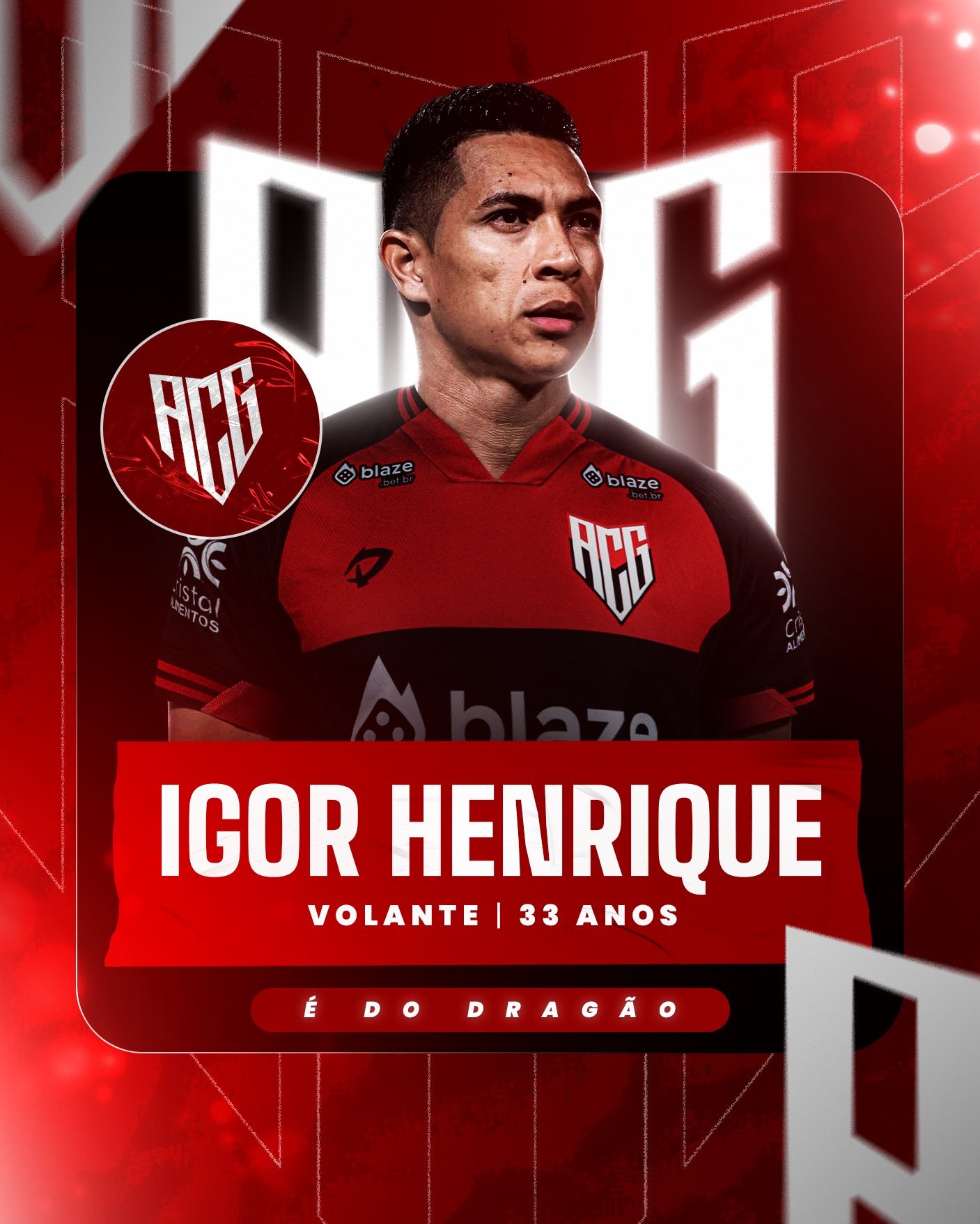 Atlético-GO oficializa contratação do meia Igor Henrique
