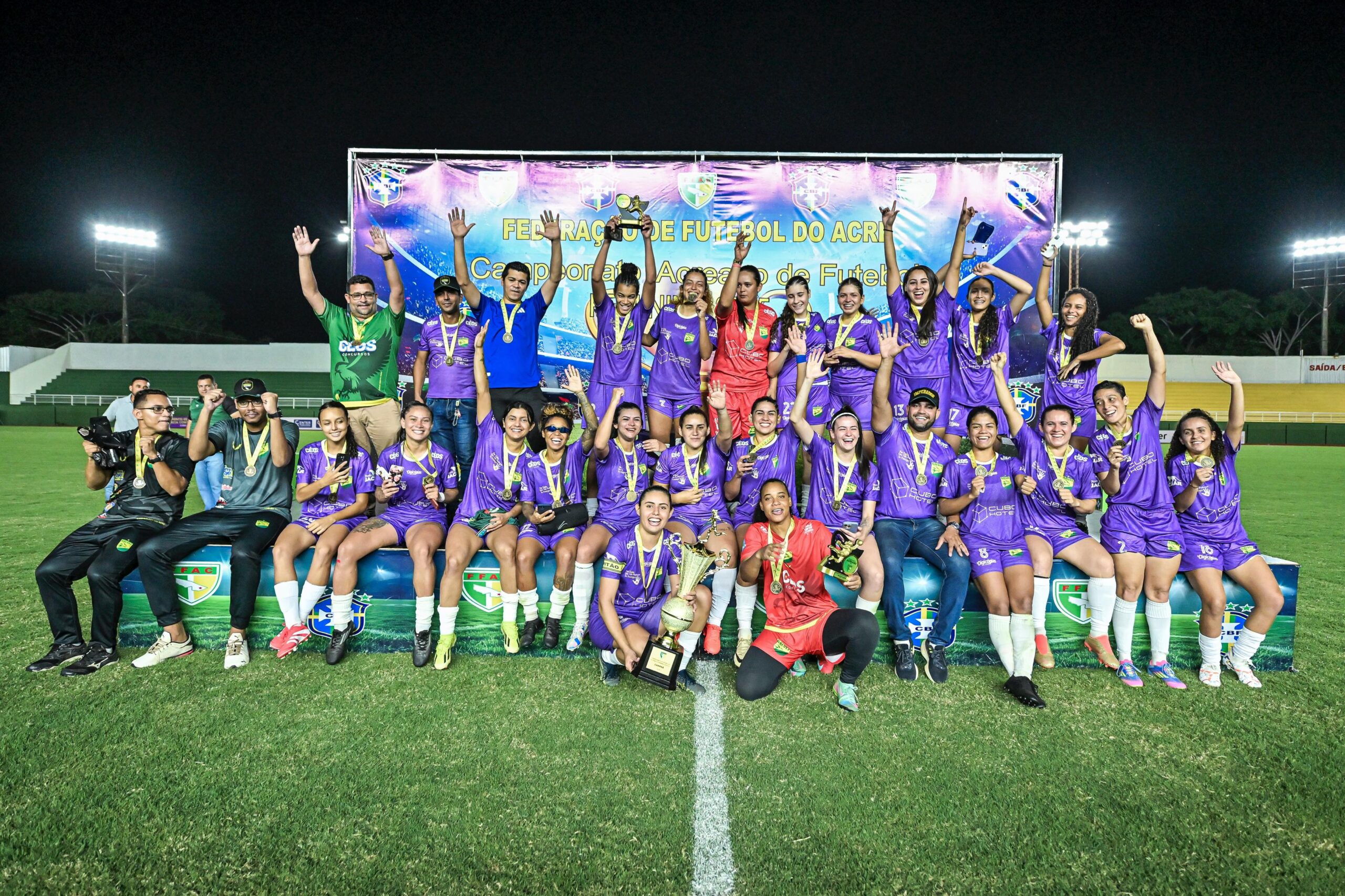 Bicampeão, Galvez domina números e premiação do Campeonato Acreano Feminino