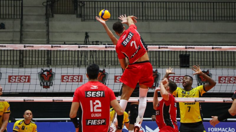 Sesi-Bauru x JF Vôlei pela Superliga Masculina: onde assistir ao vivo e horário