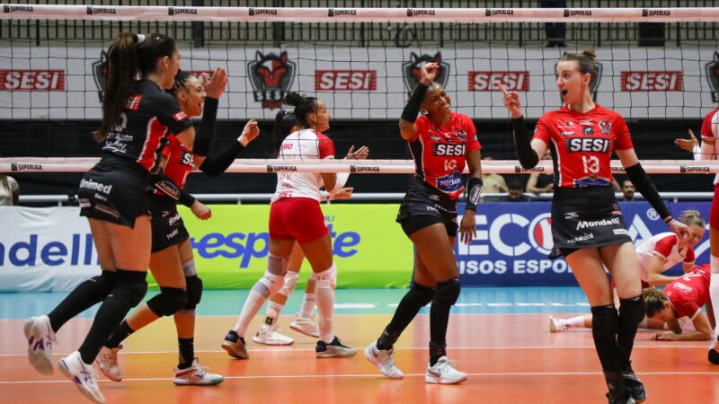 Sesi-Bauru recebe o Brasília pela sétima rodada da Superliga Feminina
