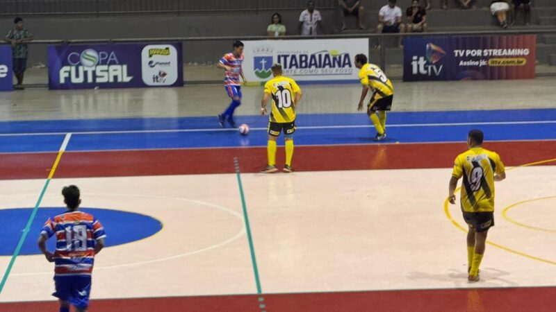 Itabaiana goleia Cumbe e chega à segunda vitória na Copa TV Sergipe de Futsal