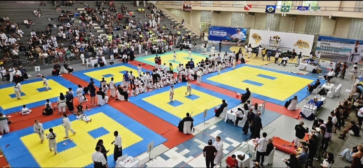 Ginásio da UFRN sedia Pan-Americano de Karatê-Dô Tradicional