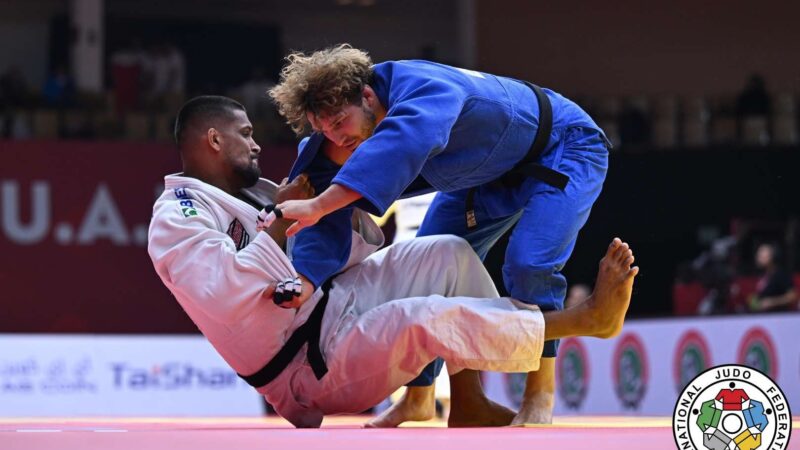 Leonardo Gonçalves conquista o bronze no Grand Slam de judô