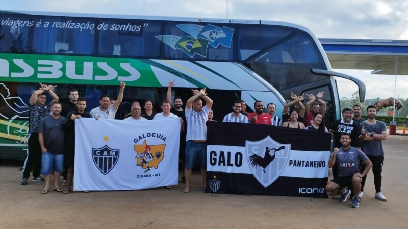 Atleticanos usam rota por MS para chegar à final da Sul-Americana no Paraguai