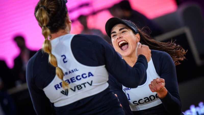 Carol e Rebecca vencem Thamela e Vic e ficam com terceiro lugar no Mundial