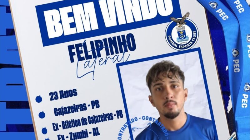 Pombal acerta com lateral-direito Felipinho, ex-Atlético-PB