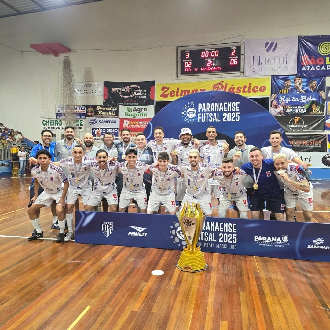 Paraná Clube goleia o Terra Boa e é campeão do Paranaense de Futsal da Série Prata