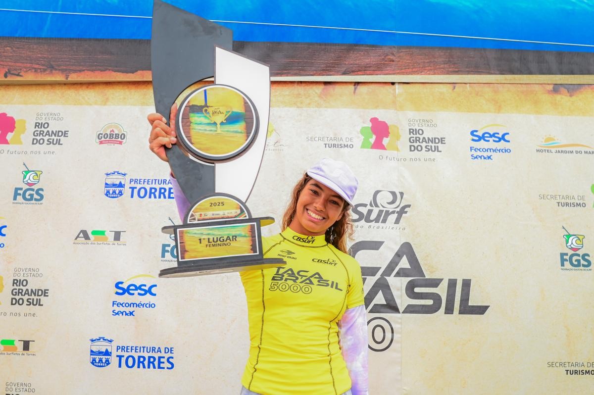 Joia do surfe brasileiro, Sol Carrion encerra temporada dentro do top 10 do circuito nacional