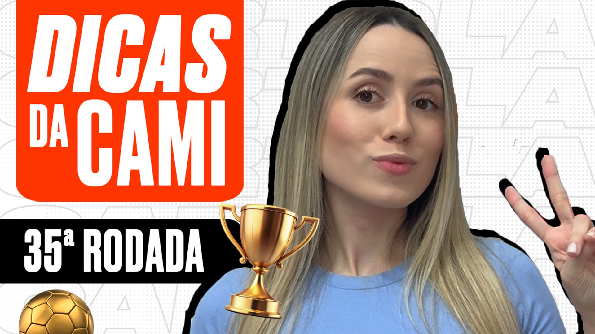 Dicas da Cami: com Neymar no meio, veja o time da influenciadora para a rodada #35 do Cartola