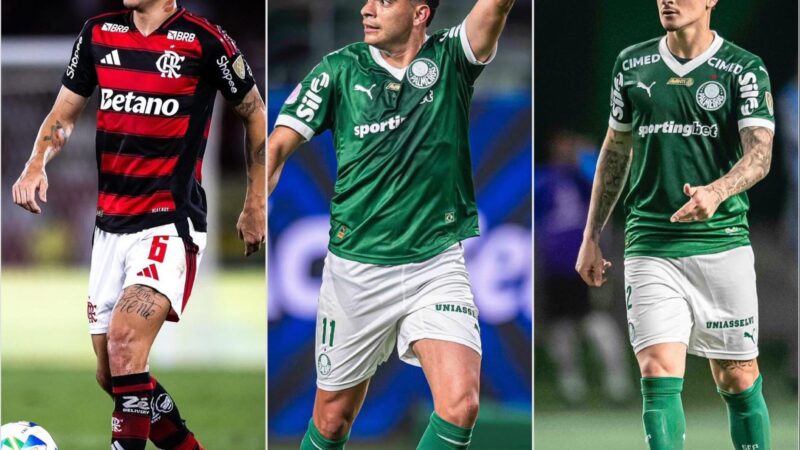 Ayrton Lucas, Bruno Rodrigues e Khellven: trio potiguar na final da Libertadores