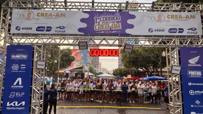 Centro Histórico de Manaus será palco de corrida pedestre no próximo dia 8 de dezembro