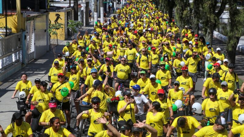 Santos recebe passeio ciclístico em homenagem ao mês da Consciência Negra