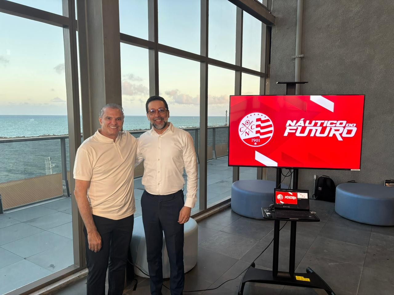 Presidente Bruno Becker apresenta projeto ‘Náutico do Futuro’ para os próximos anos do clube