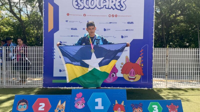 Rondônia conquista cinco medalhas nos primeiros dias das Paralimpíadas Escolares 2025