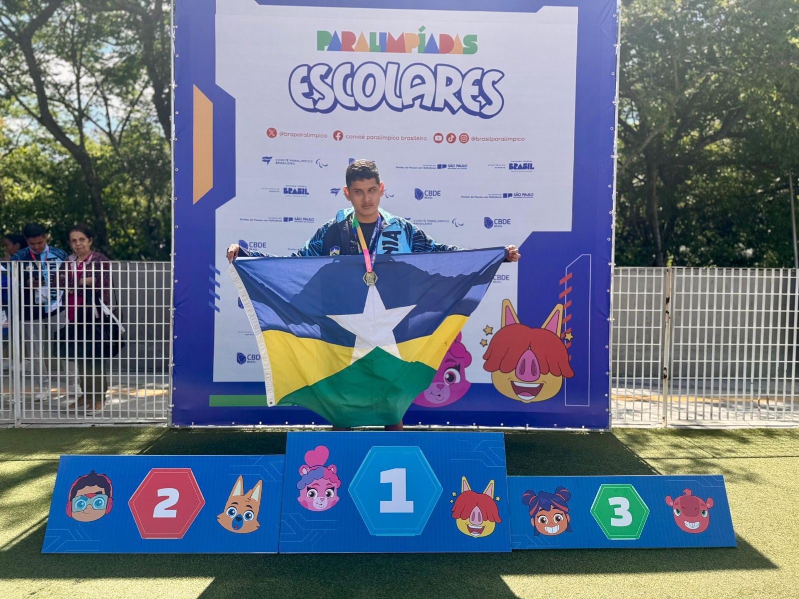 Rondônia conquista cinco medalhas nos primeiros dias das Paralimpíadas Escolares 2025