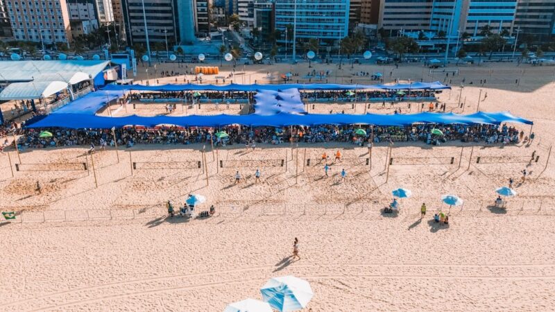 Finais da Copa das Federações de Beach Tennis ocorrem neste sábado em Fortaleza