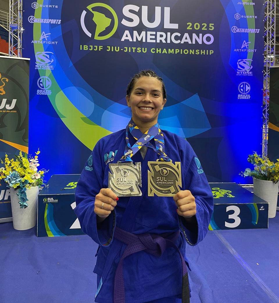 Amapaense conquista duas medalhas no Sul-Americano de Jiu-Jitsu