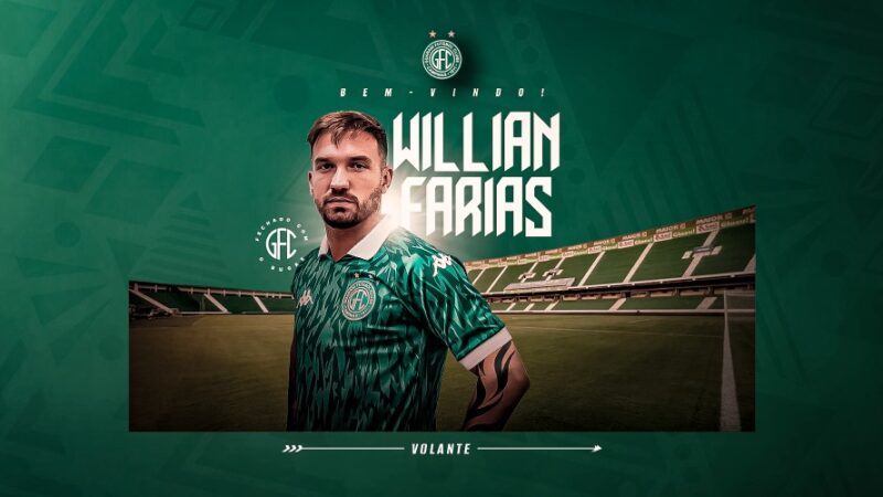 Guarani anuncia Willian Farias e reforça meio-campo para 2026