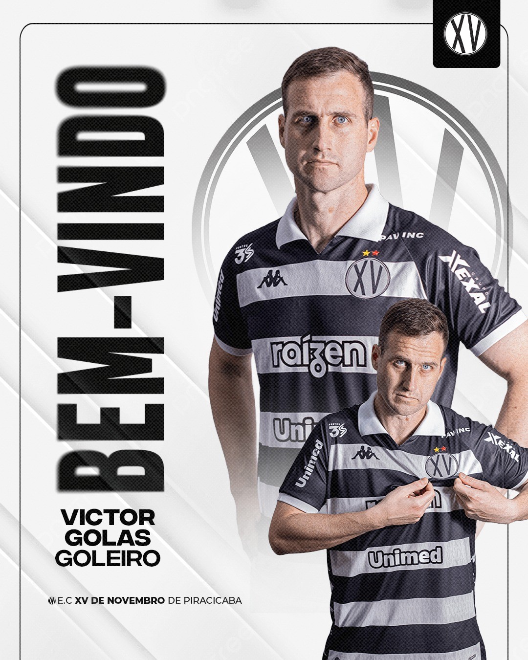 XV anuncia pacotão de reforços com ex-Flamengo e ex-Sporting para a Série A2