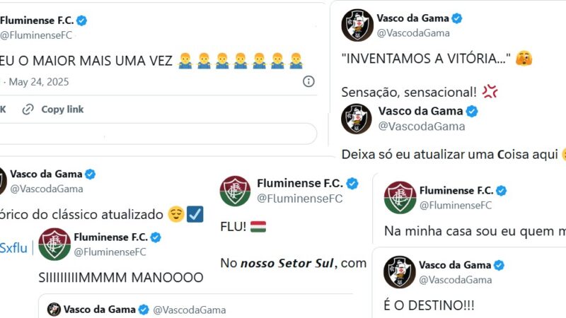 Entenda por que a rivalidade entre Fluminense e Vasco cresceu tanto nos últimos anos
