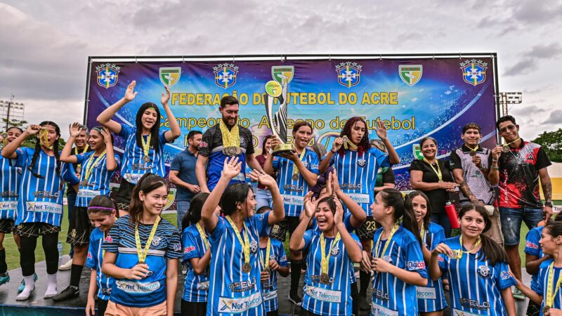 1º campeão, Grêmio Xapuriense domina números do Campeonato Acreano Feminino Sub-14